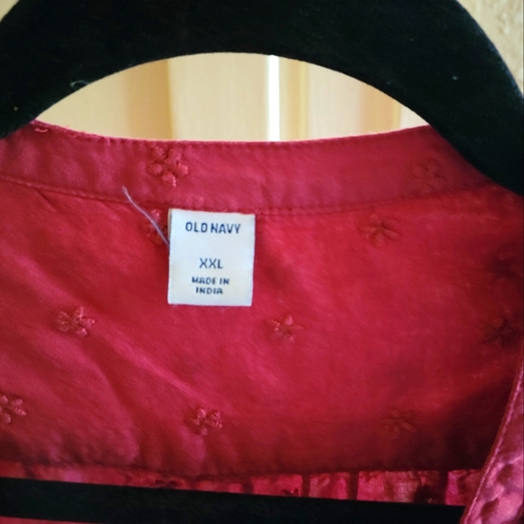 Old Navy cotton peasant blouse - Picture 3 of 3